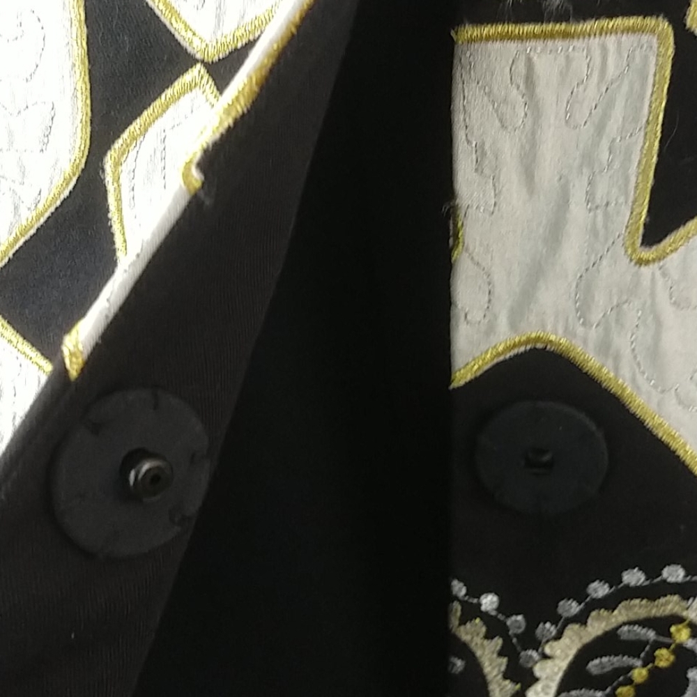 Amazing DKNY embroidered coat - Picture 3 of 8